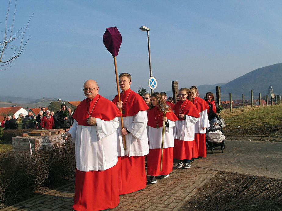 Palmsonntag in Heilig Kreuz